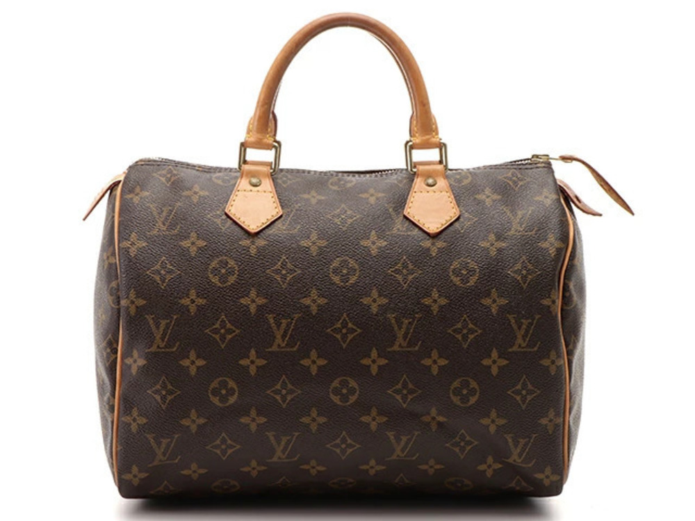 Louis Vuitton Speedy Monogram Handbag Brown